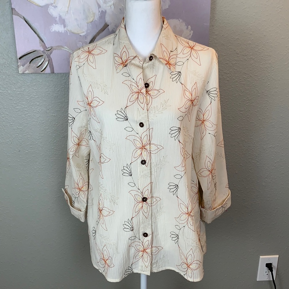 Floral Button Down Shirt